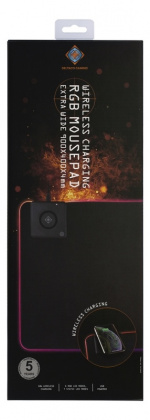 DELTACO GAMING DMP320 RGB-musematte, rask trådløs lading, 900x400x4mm DELTACO GAMING DMP320 RGB-musematte, rask trådløs lading, 900x400x4mm