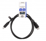 DELTACO HDMI-kabel CCS, HDMI High Speed m/Ethernet, FSC, 1,0 m, svart DELTACO HDMI-kabel CCS, HDMI High Speed m/Ethernet, FSC, 1,0 m, svart
