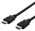 DELTACO HDMI-kabel CCS, HDMI High Speed m/Ethernet, FSC, 3,0 m, svart
