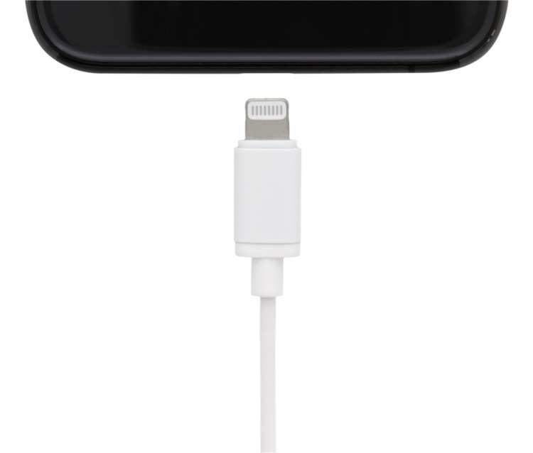 Streetz in-ear Lightning-hodesett, MFi, volumkontroll, fjernkontroll, hvit