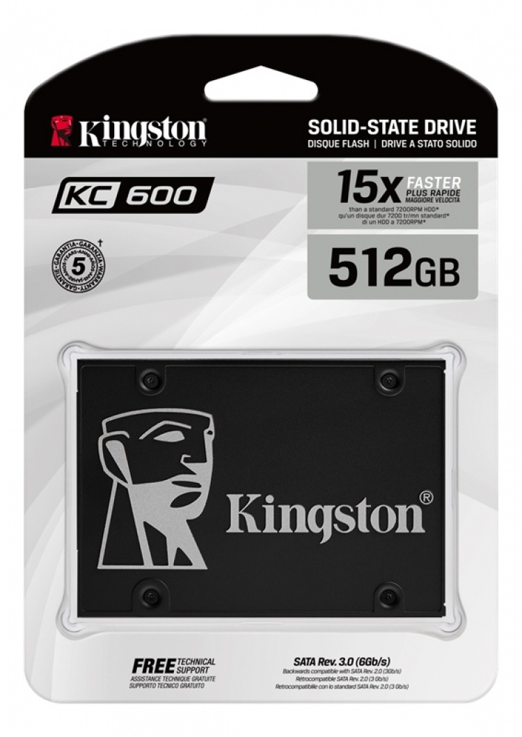 Kingston 512 G SSD KC600 SATA3 2,5 Kingston 512 G SSD KC600 SATA3 2,5