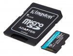 Kingston 128 GB microSDXC Canvas Go Plus 170R A2 U3 V30-kort + ADP Kingston 128 GB microSDXC Canvas Go Plus 170R A2 U3 V30-kort + ADP