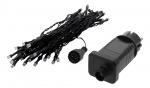 Lyslenke, 5 m, 40 LED, adapter, utendørs, RGB