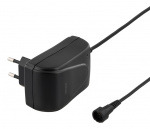DELTACO omkoblbar strømforsyning, 100-240 V, 3-12 V, 1,5 A, 6 spisser