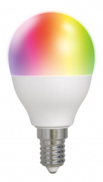 DELTACO SMART HOME LED-lampe, E14, WiFI 2,4 GHz, 5W, 470lm, dimbar, 2700K-6500K,