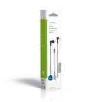 Nedis Wired øretelefoner | 3.5 mm | Kabellengde: 1.20 m | Volumkontroll | Sort