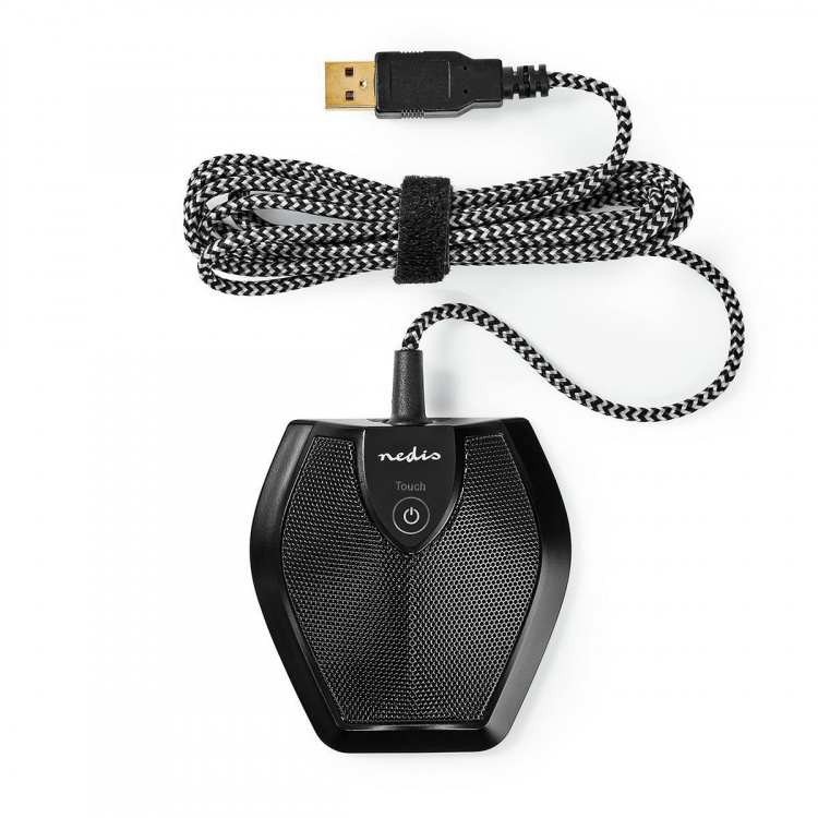 Nedis Mikrofon | Brukes til: Notisbok / Skrivebord | Wired | 1x USB