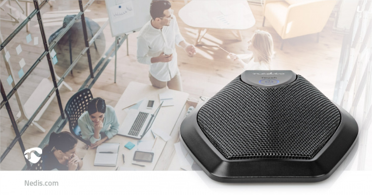 Nedis Mikrofon | Brukes til: Notisbok / Skrivebord | Wired | 1x USB