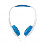 Nedis On-Ear hodetelefoner med kabel | 3.5 mm | Kabellengde: 1.20 m | 82 dB | Blå