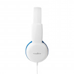 Nedis On-Ear hodetelefoner med kabel | 3.5 mm | Kabellengde: 1.20 m | 82 dB | Blå