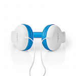 Nedis On-Ear hodetelefoner med kabel | 3.5 mm | Kabellengde: 1.20 m | 82 dB | Blå