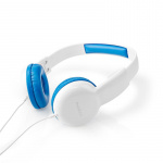 Nedis On-Ear hodetelefoner med kabel | 3.5 mm | Kabellengde: 1.20 m | 82 dB | Blå