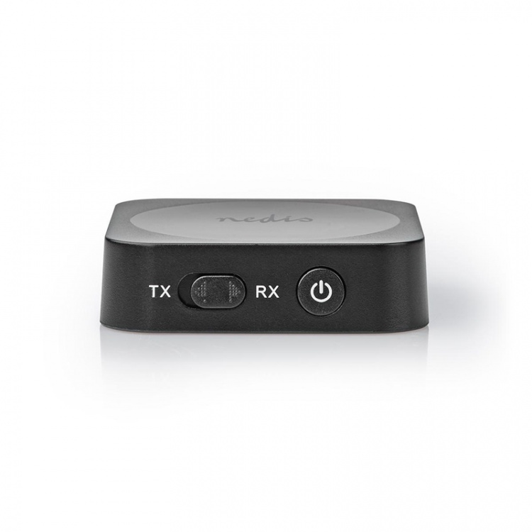 Nedis Bluetooth® Transceiver | Koblingsinngang: 1x AUX | Koblingsutgang: 1x AUX | SBC | Opptil 1 enhet | Opp til 6 timer | Automatisk avstengingsfunksjon | Sort