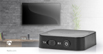 Nedis Bluetooth® Transceiver | Koblingsinngang: 1x AUX | Koblingsutgang: 1x AUX | SBC | Opptil 1 enhet | Opp til 6 timer | Automatisk avstengingsfunksjon | Sort