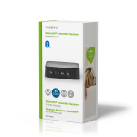 Nedis Bluetooth® Transceiver | Koblingsinngang: 1x AUX | Koblingsutgang: 1x AUX | SBC | Opptil 1 enhet | Opp til 6 timer | Automatisk avstengingsfunksjon | Sort