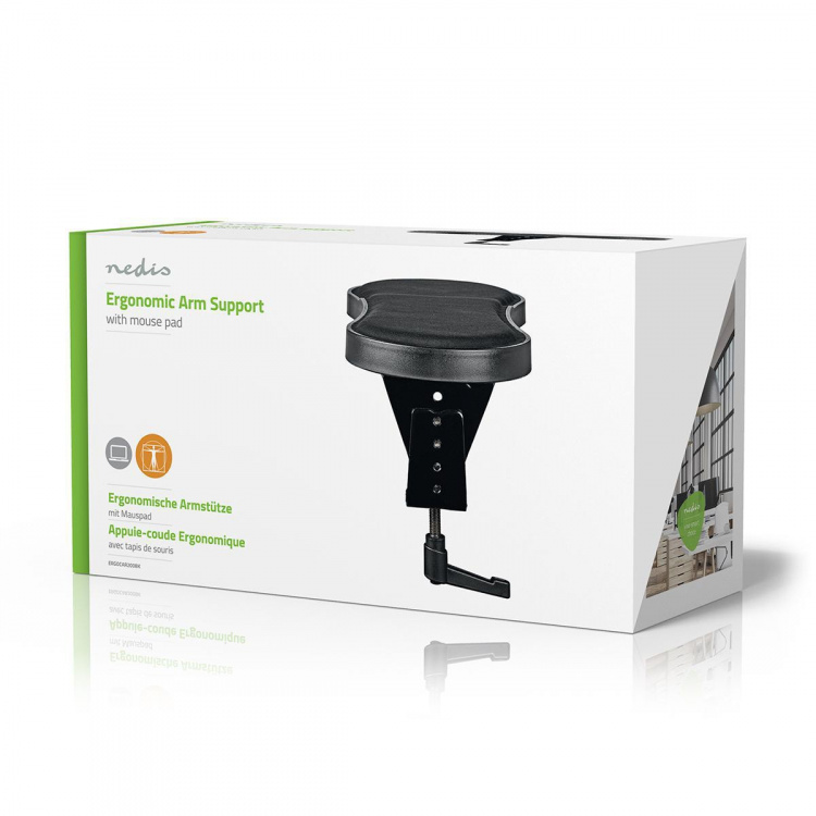 Nedis Armlene | Antall svingpunkter: 1 Pivotpunkt(er) | Lengden på underarmen: 40 | Maks. bæreevne: 5 kg | Dreievinkel: 360 ° | Med museplattform Nedis Armlene | Antall svingpunkter: 1 Pivotpunkt(er) | Lengden på underarmen: 40 | Maks. bæreevne: 5 kg | Dreievinkel: 360 ° | Med museplattform