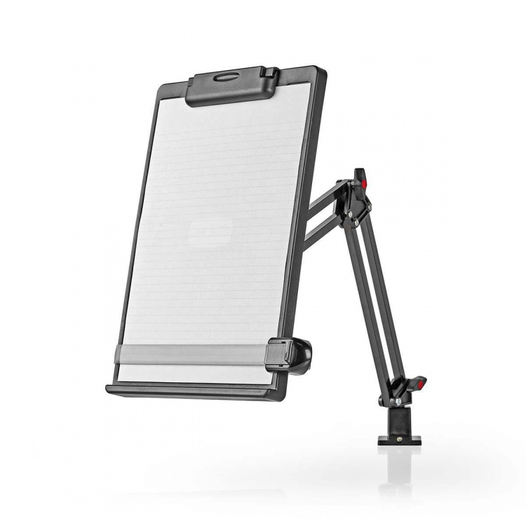 Nedis Kopier Holder | Klemme | passer for papirstørrelse: A4 | Adjustable Angle / Full Motion | Dreievinkel: 360 °