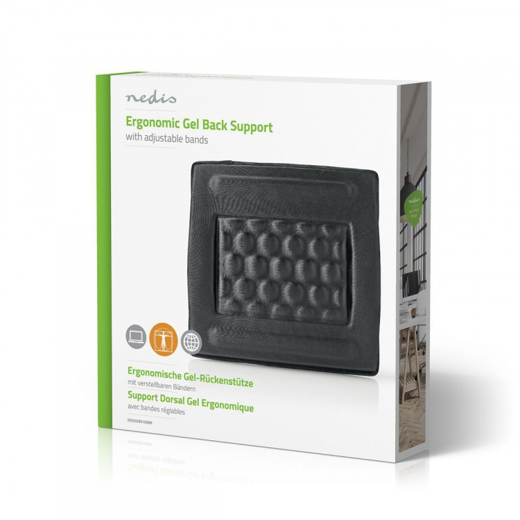 Nedis tilbake Support | Lycra / Skum