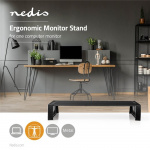Nedis Monitor Stand | Ergonomisk: Yes | Maksimal bæreevne: 16 kg | Universal | Justerbar høyde: Nei