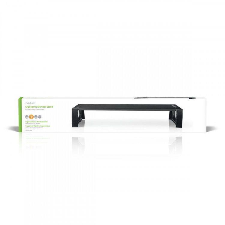 Nedis Monitor Stand | Ergonomisk: Yes | Maksimal bæreevne: 16 kg | Universal | Justerbar høyde: Nei