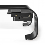 Nedis Monitor Stand | Ergonomisk: Yes | Maksimal bæreevne: 18 kg | Universal | USB-hub | Justerbar høyde: Nei