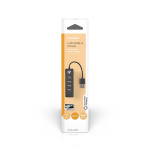 Nedis USB-hub | USB-A Male | 4x USB A Female | 4-Port port(s) | USB 2.0 | USB-Strøm