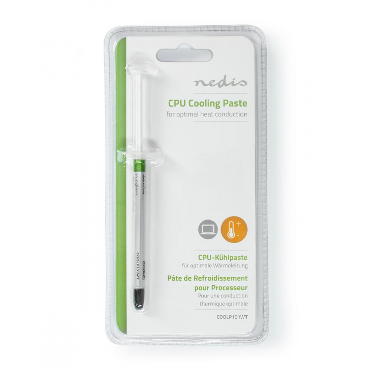 Nedis Kjøling lim | ≥1.63W/m-k | Hvit Nedis Kjøling lim | ≥1.63W/m-k | Hvit