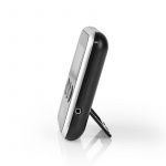 Nedis Kjøtttermometer | Alarm / Timer | LCD | 0 - 250 °C | Sort / Sølv