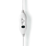 Nedis Elektrisk Teppe | Underblanket | 1 Person | 150 x 80 cm | 3 Varmeinnstillinger | Vaskbar | Overopphetings vern | Polyester / Syntetisk