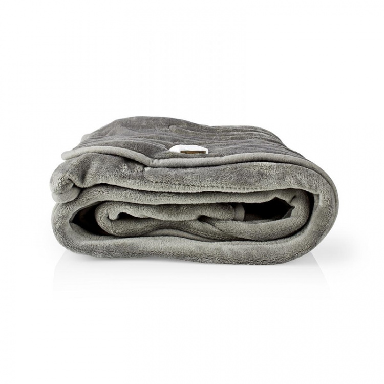 Nedis Elektrisk Teppe | Overblanket | 1 Person | 180 x 130 cm | 9 Varmeinnstillinger | 9 h | Vaskbar | Overopphetings vern | Digital regulator | Fleece
