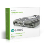 Nedis Elektrisk Teppe | Underblanket | 2 Personer | 160 x 140 cm | 9 Varmeinnstillinger | 9 h | Vaskbar | Overopphetings vern | Digital regulator | Fleece / Polyester Nedis Elektrisk Teppe | Underblanket | 2 Personer | 160 x 140 cm | 9 Varmeinnstillinger | 9 h | Vaskbar | Overopphetings vern | Digital regulator | Fleece / Polyester
