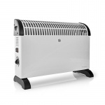 Nedis konveksjon Heater | 2000 W | 3 Varmeinnstillinger | Justerbar termostat | Veltebeskyttelse | Integrerte håndtak | Hvit