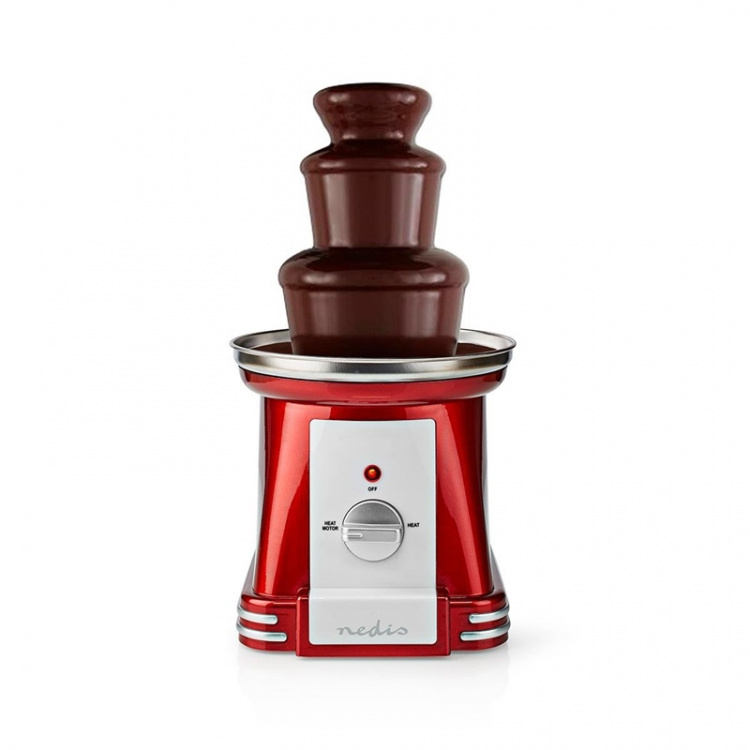 Nedis Chocolate Fontains | 90 W | Hvit / Rød