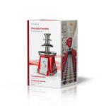 Nedis Chocolate Fontains | 90 W | Hvit / Rød