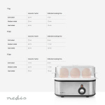Nedis egg Boiler | Desilitermål | Aluminium / Sort Nedis egg Boiler | Desilitermål | Aluminium / Sort
