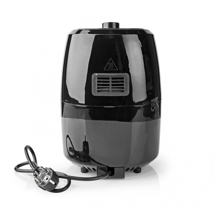 Nedis Hot Air Fryer | 2.4 l | Timer: 30 min | Analog | Aluminium / Sort