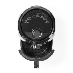 Nedis Hot Air Fryer | 2.4 l | Timer: 30 min | Analog | Aluminium / Sort