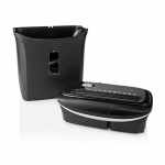 Nedis Makuleringsmaskin | Cross Cut | 6x A4 sider | 12 l | Sikkerhetsstandard: DIN 4 | 300 W | Sort