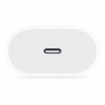Apple (MHJE3ZM/A) USB-C, Strømadapter, Vegglader, 20W, Bulk, Hvit