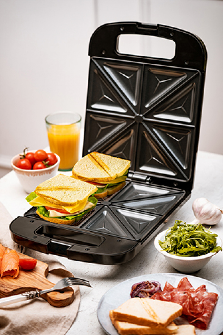 Adler Sandwichgrill for 4 sandwicher Adler Sandwichgrill for 4 sandwicher