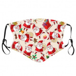 Munnbeskyttelse med julemotiv (nissen) Munnbeskyttelse med julemotiv (nissen)