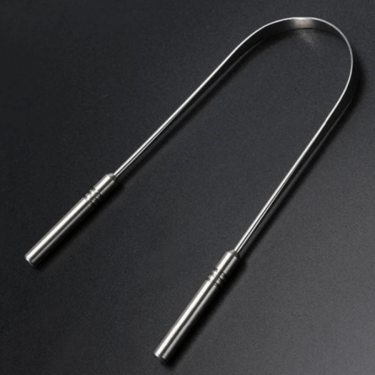 Tungeskrape i rustfritt stål