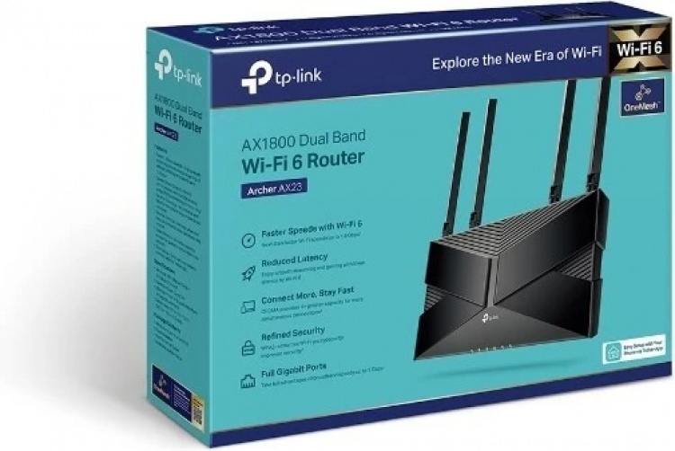 TP-LINK Archer AX23 Kraftig ruter med dobbelt bånd og foreldrekontroll