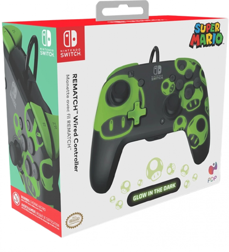 PDP Rematch selvlysende kontroll for Nintendo Switch PDP Rematch selvlysende kontroll for Nintendo Switch