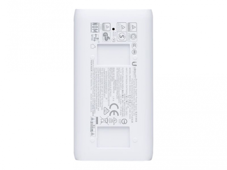 Ubiquiti Networks U-POE-AF Injektor 48 V, hvit