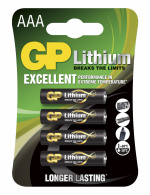 GP Litium AAA 4-pakning (B)