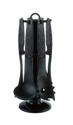 Kjøkkenredskapssett 7-delt, roterbart, for matlaging