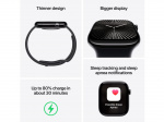Apple Watch Series 10 GPS 42mm Aluminium (gagatsvart)