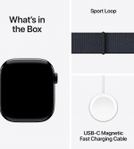 Apple Watch Series 10 GPS 42mm Aluminium (gagatsvart)