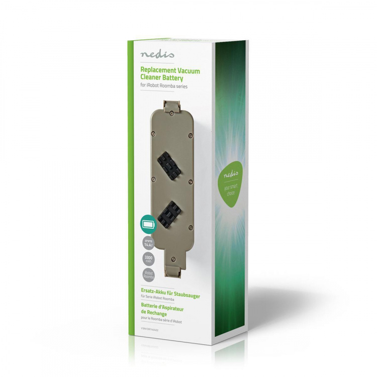 Nedis Støvsuger Battery | Egnet for: iRobot iTouchless AV / iRobot M-288 / iRobot M-488 / iRobot Roomba 440 | Ni-MH | 14.4 V DC | 3300 mAh | 47.52 Wh